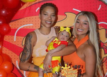 Zuri, filha de Ludmilla e Brunna Gonçalves, ganha mesversário inspirado no Numanice