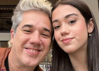 Rogério Flausino, do Jota Quest, comemora os 18 anos da filha mais velha