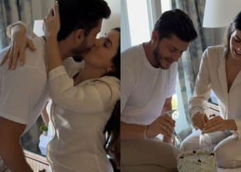 Camila Queiroz e Klebber Toledo divulgam o sexo do primeiro filho junto com comemoração de 7 anos de casamento