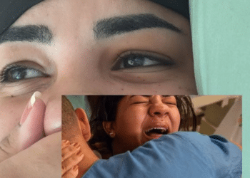 Ary Mirelle se diverte com fotos do parto de Joaquim, segundo filho com João Gomes