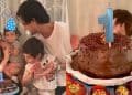 Sthefany Brito improvisa aniversário de um ano do filho após emergência de saúde
