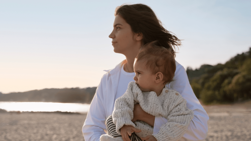 mãe e seu bebê