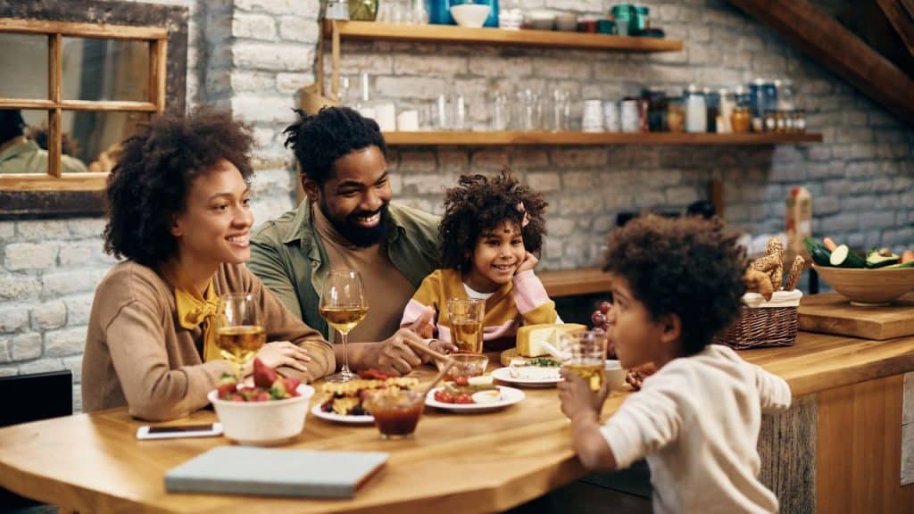 Família feliz 