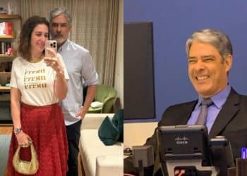 Esposa de William Bonner parabeniza e celebra fim do ciclo do jornalista na bancada do ‘Jornal Nacional’