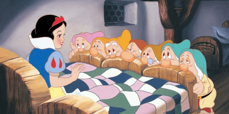 Animação Branca de Neve da Disney