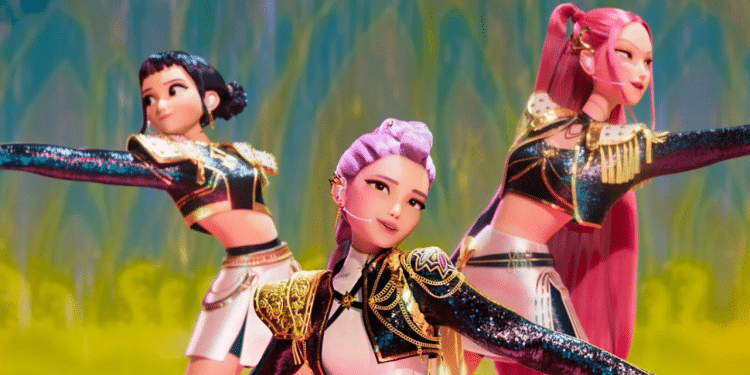 Persinagens da animação Guerreiras do K-Pop, filme da Netflix