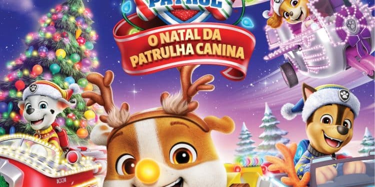 “O Natal da Patrulha Canina” estreia nos cinemas com aventura e emoção natalina
