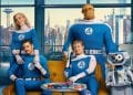 Personagens de Quarteto Fantástico em foto promocional.