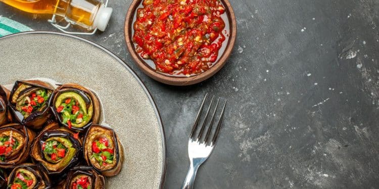 Receita de antepasto de berinjela.