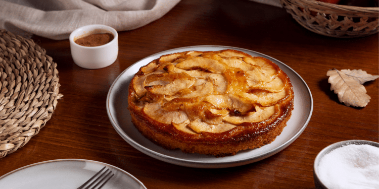 Receita de torta de banana rápida.