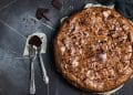 Receita de torta de brownie.
