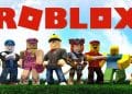 Personagens do Roblox com o título do jogo em cima.