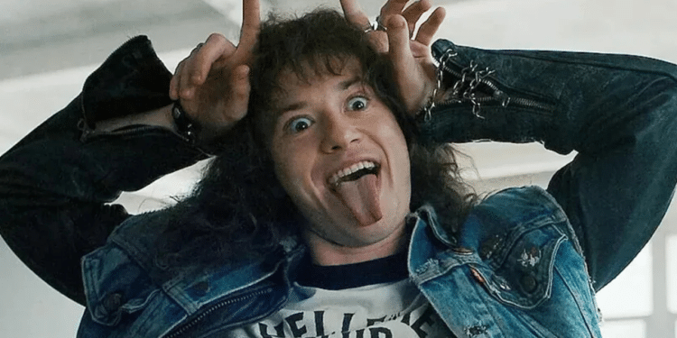 Personagem Eddie da série Stranger Things, da Netflix