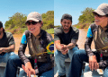 Amigo de Ana Castela flagra momento fofo da cantora com Zé Felipe no Pantanal
