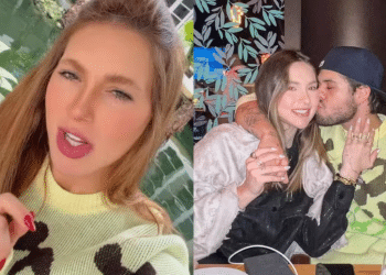 Virginia Fonseca usa moletom de Zé Felipe após fim com Vini Jr. e dispara: “Solteiro preso”