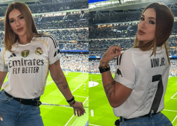 Virginia Fonseca vira notícia internacional após aparecer com Vini Jr. em Madrid