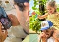 Zé Felipe comemora aniversário de Maria Flor por chamada de vídeo