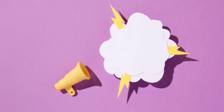 Megafone representando os impulsos infantis.