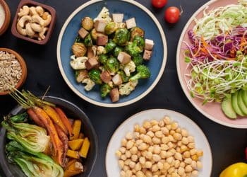 Mesa representando a alimentação na gravidez.