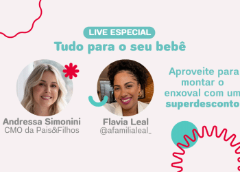 Live especial do Clube Pais&Filhos traz ofertas exclusivas para enxoval de bebês