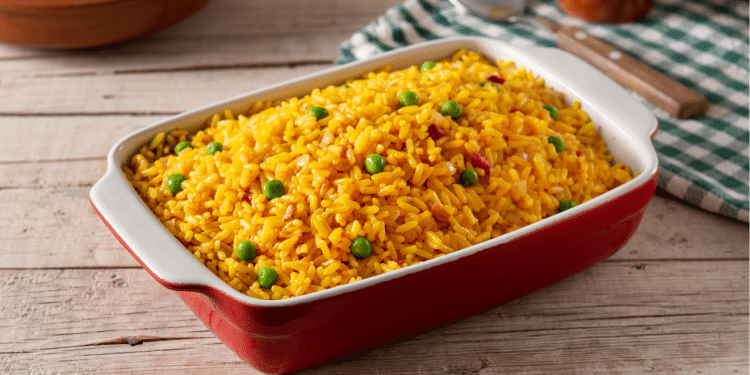 Arroz de forno receita prática para o Natal.