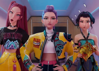 Cena de Guerreiras do K-Pop. Foto Reprodução/Netflix.