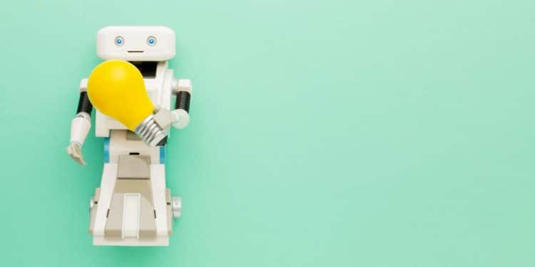 Robô representando os riscos da inteligência artificial para crianças e adolescentes.