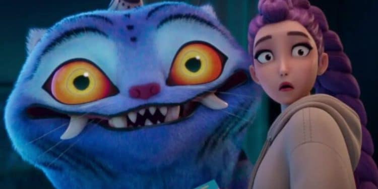 Derpy e Rumi em cena de Guerreiras do K-pop.