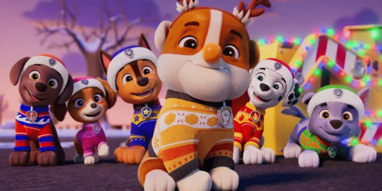 Patrulha canina no clima natalino diversão e valores para toda a família.