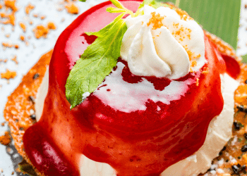 Receita de panacota simples para o Natal.