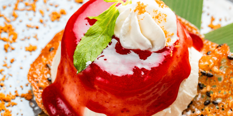 Receita de panacota simples para o Natal.