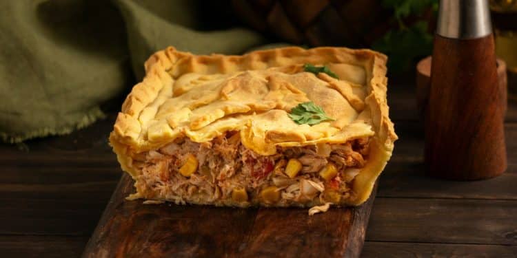 Receita de torta cremosa de frango.