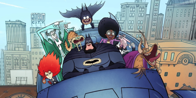 A nova série animada, Bat-Fam, transforma o Batman em um pai carinhoso e divertido. Foto: Prime Video/Divulgação