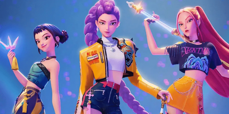 Por trás do brilho e do ritmo, a animação da Netflix esconde referências profundas à cultura coreana na animação guerreiras do k-pop. Foto: Netflix/ Divulgação