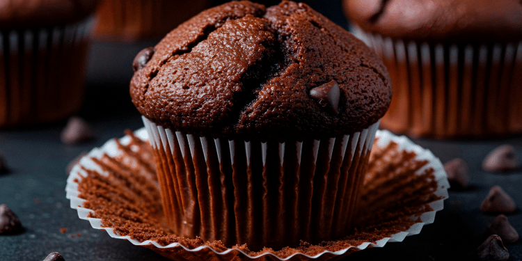 muffins fit de chocolate