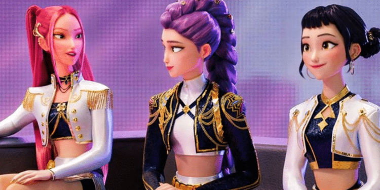 A história de luta e paixão das guerreiras do kpop chega à corrida do oscar, prometendo emocionar pais e filhos. Foto: freepik