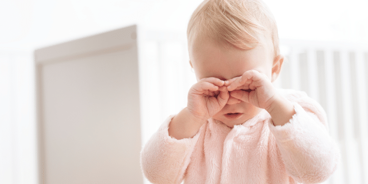 Bebê com irritação