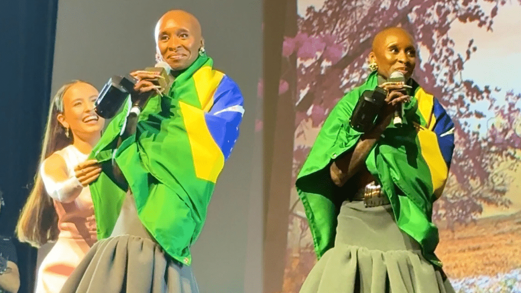 ‘Wicked Parte 2’ promete encantar pais e filhos nos cinemas após evento especial em São Paulo.