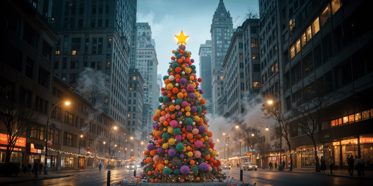 Arvore de Natal nos EUA